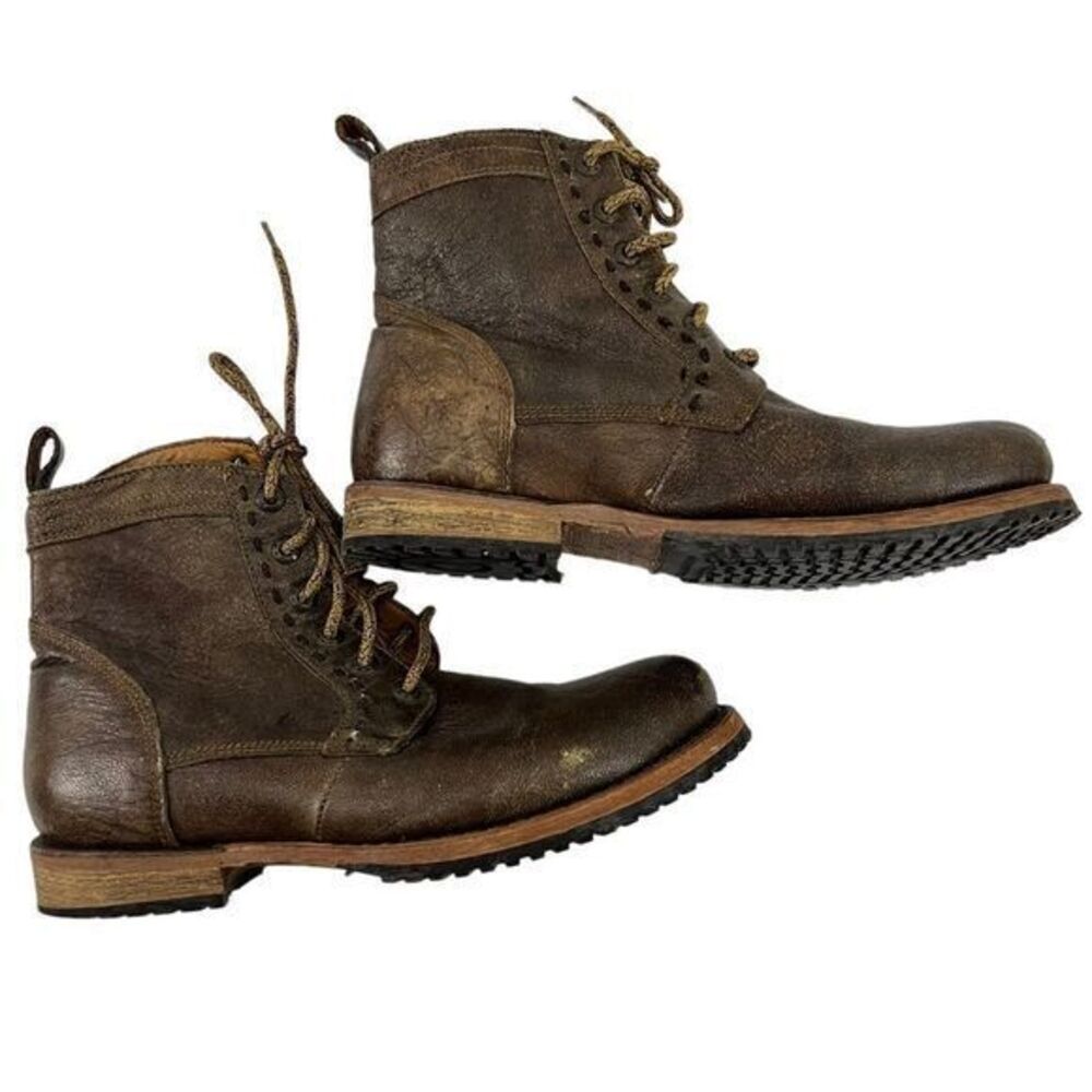Cuadra Lace Up Distressed Boots